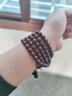 龍隐正宗小叶紫檀手串男女士款文玩手链檀香木佛珠子转运正品高端情侣 带金星款8mm*108颗（京仓速发） 实拍图