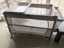 优乐博（ULOP）婴儿床可折叠可移动0-3岁宝宝床多功能婴儿床可升降婴儿拼接床 尿布台婴儿床二合一摇篮摇摇床 一键折叠床豪华款 婴儿用品实用新生儿见面礼物便携折叠婴儿床 实拍图