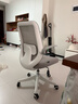 得力（deli）KF219小白胖 扶手可翻折电脑椅居家办公椅 人体工学学习座椅 白色 实拍图