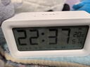 得力（deli）儿童节充电电子闹钟背光家用学生儿童温湿度计床头钟开学升学必备白 LE103A开学必备新年礼物 实拍图