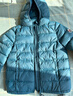 ASK JUNIOR【90绒锁温】男童羽绒服2025冬加厚保暖儿童连帽两穿羽绒 湖蓝色 实拍图