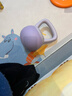 Keep软胶壶铃【4-12kg】家用健身提壶哑铃男士女士练手臂练臀 紫色6KG 实拍图
