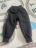 罗蒙儿童裤子男童秋款儿童运动裤束脚卫裤校裤女童校园裤子黑色110 实拍图