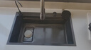 JOMOW厨房水槽洗菜盆大单槽多功能洗碗水槽304不锈钢飞雨瀑布一体下盆 九牧王新技术常规款【Pro5.0】 68*45集渣加厚超耐磨耐刮 实拍图