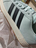 adidas「面包鞋」GRAND COURT BASE 00s休闲低帮板鞋男女阿迪达斯 薄荷绿/黑色/汉玉白   43 实拍图