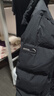 安踏（ANTA）面包羽绒服丨四防短款羽绒服男冬季立领夹克外套男士加厚保暖棉服 四防科技-基础黑7916-1 L 实拍图