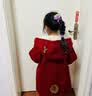 ASK JUNIOR【立体小鹿】儿童外套26冬季小童新年连帽防风女童双面毛呢大衣 实拍图