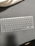 B.O.W航世 HD098C 超薄便携静音双模键盘 无线蓝牙妙控外接ipad电脑手机平板充电办公键盘 灰黑 实拍图