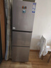 海尔（Haier）「真省电」251L三门小冰箱黑金净化一级能效风冷无霜星辉银BCD-251WGHC3E7WV(银)国家补贴 实拍图