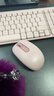 罗技（Logitech）MK251无线蓝牙键盘鼠标套装 办公商务笔记本电脑 数字键盘99键粉色键鼠套装（K251键盘+M196鼠标） 实拍图