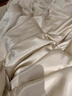 进出口重磅真丝四件套100桑蚕丝床单高级感被套双面丝绸床上用品4 香槟金【顺丰速发+会员礼盒】 1.8m 床单款 四件套-被套200*230cm 实拍图