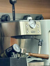 德龙（Delonghi）咖啡机 意式半自动家用15Bar泵压专业压力计 美式咖啡 快速加热技术 可调式奶泡 金属机身EM450.M 银色 小巧机身 稳定压力 定制杯量 自动关机 实拍图