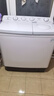 荣事达（Royalstar）洗衣机半自动家用大容量双桶双缸波轮洗衣机脱水甩干双筒 半自动洗衣机 24公斤洗脱分离【洗18KG+脱6KG】 实拍图