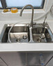 华帝（VATTI）厨房不锈钢水槽拉伸双槽洗菜盆洗碗盆水池H-A2012(77)-C.1 S2双槽 实拍图