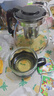 【京东物流】茶壶套装整套茶具大容量玻璃茶杯带滤网耐高温泡茶具 1000ML一壶+四杯套装【无茶盘】 实拍图