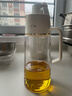 小熊（Bear）油壶 调料瓶抗菌玻璃油瓶酱油瓶600ml 自动开合不挂油CX-W0058 实拍图