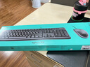 罗技（Logitech）MK120 键鼠套装 有线键鼠套装 办公键鼠套装 电脑键盘 USB即插即用 全尺寸 黑色 实拍图