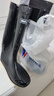 回力雨鞋男士款时尚雨靴户外防水不易滑耐磨HL8075高筒黑色42码 实拍图