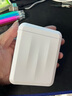 精臣D110蓝牙便携式智能标签打印机小型打价格标签机不干胶家用便签文件夹手账姓名贴幼儿园名字贴开学 【畅销款】D110白色(送1卷白色标签) 实拍图