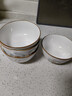 陶瓷碗家用喜庆乔迁新居碗碟餐具套装岁月静好饭碗 岁月静好4碗 实拍图
