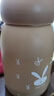 【京东物流送货上门】萌萌兔卡通水杯女牛奶玻璃杯创意便携杯子 咖色萌萌兔 330ml 1只 实拍图