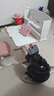 忆瞳儿童学习书桌椅套装多功能可升降中小学生桌椅子写字桌家用课桌 星梦家Max粉 -环保桌面＋追背椅 实拍图