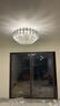 普亿照明（PUYI）客厅灯水晶吊灯大气轻奢客厅吊灯水晶灯广东中山灯具套餐三室两厅 圆形 直径80cm（全光谱） 全光谱LED光源 实拍图