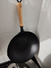 京东京造 炒锅 铁锅炒菜电磁炉燃气灶平底【健康无涂层】进口极铁30cm 实拍图