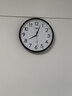 康巴丝（Compas）挂钟客厅钟表 简约钟表客厅石英钟表挂墙时钟 c2877黑色 33.5cm 实拍图
