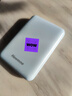 纽曼（Newmine）迷你充电宝5000毫安时超薄轻巧便携移动电源双USB输出入适用苹果安卓手机3C认证可上飞机高铁  蓝 实拍图