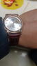 手表男士全自动机芯石英表皮带商务男士腕表 棕色 实拍图
