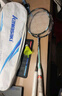 川崎（KAWASAKI）羽毛球拍轻量化碳素中杆对拍KD-1蓝红（已穿线+6球+手胶+拍包） 实拍图