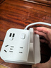 苏士赫尔摩【手机支架插座】多功能USB插线板/插排/插板/接线板/拖线板 总控开关2位0.8米 办公/书桌适用 实拍图