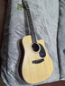 萨伽（SAGA） 吉他sf700单板面单民谣萨迦木吉他入门初学者萨嘎乐器 41英寸D桶SF700C原木色缺角 实拍图