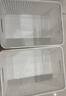名创优品（MINISO）格纹仿藤编收纳筐 桌面收纳盒宿舍大号2个装 实拍图