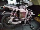 普莱德新国标折叠电动自行车 超长续航电动车 铝合金代驾车 锂电池助力男女通用成人电瓶车 代步电单车 航空铝合金-16减震-进口级15A-纯电约45km 实拍图