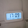 康巴丝（Compas）闹钟夜光聪明灯智能语音报时起床神器自动感光三组闹铃小闹钟儿童学生钟 2139 白色充电款新年礼物 实拍图