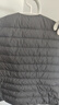 优衣库女高级轻型羽绒便携式背心轻暖便携羽绒马甲478576 478576/09黑色 M 实拍图
