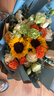 艾斯维娜情人节鲜花速递向日葵混搭花束生日礼物全国同城配送 向日葵香槟韩式花束 实拍图