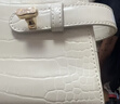 CHARLES&KEITH鳄鱼纹凯莉包手提斜挎婚包包女包生日情人节礼物CK2-50270880-1 Ivory象牙色 S 实拍图
