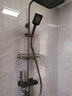 九牧王（joxod）智能淋浴花洒全套铜体套装恒温数显带氛围灯增压家用钢琴键 枪灰【钢琴氛围灯方顶】恒温数显 实拍图