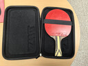 红双喜DHS九星狂飚乒乓球拍横拍专业比赛黑檀芳碳H9002赠球 实拍图