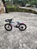 百士盾儿童自行车山地单车6-16岁以上学生减震双碟刹越野中小男女孩赛车 旗舰版单速【辐条轮】炫彩蓝 20寸丨适身高125-145丨 实拍图