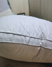 洁丽雅（Grace）纯棉A类枕头枕芯双人成人高弹羽丝绒枕头芯一对装 实拍图