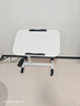 甄严选 可移动电脑桌升降床边桌床上学习桌办公懒人书桌简易折叠小桌子 【可折叠】暖白色60*40CM 实拍图