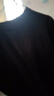 唐狮（TonLion）儿童长袖T恤春秋纯棉打底衫男女童白色t恤内搭上衣春装 黑色 140 实拍图