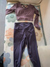 VICTORIATOURIST瑜伽服女秋冬运动套装长袖速干女士健身普拉提训练服带胸垫 实拍图