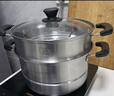 美厨（MAXCOOK）不锈钢蒸锅26cm二层蒸锅汤锅感温设计单底燃气炉电磁炉通用MCZ880 实拍图