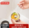 京东京造 水槽过滤网 一次性厨房水池地漏下水道漏网 松紧束口【500只】 实拍图