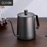 CLITON 304不锈钢手冲咖啡壶 旅行办公家用挂耳咖啡长嘴壶细口壶带盖 实拍图